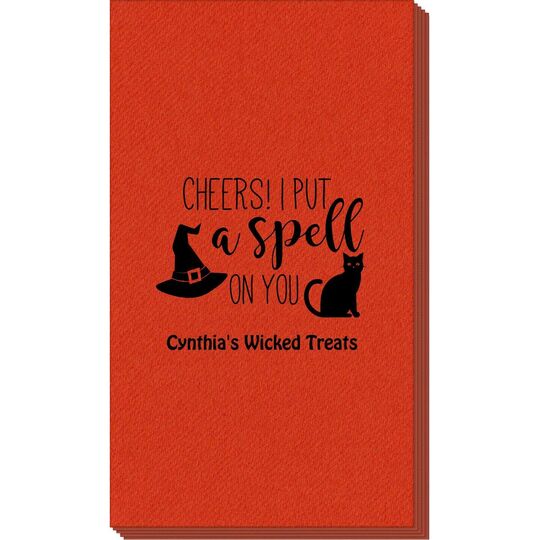 Spell On You Halloween Linen Like Guest Towels